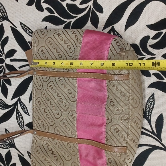 Vintage Coach Lozenge Tote Bag - Picture 11 of 12